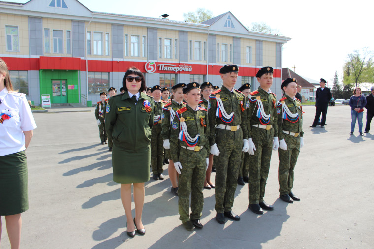 Парад кадетских классов.