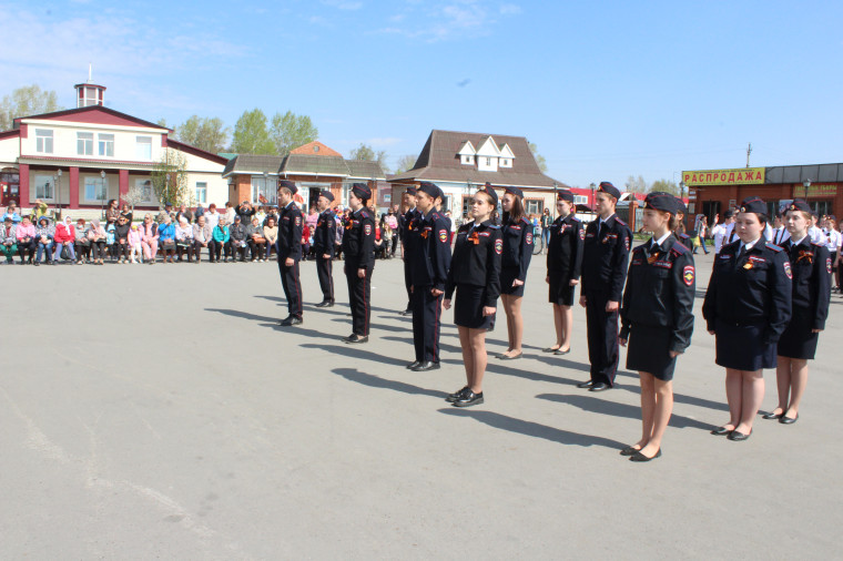 Парад кадетских классов.